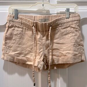 Guess XS Linen cuff shorts